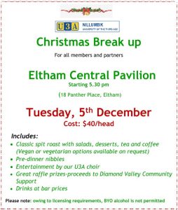 Our Christmas breakup @ Eltham Central Pavilion | Eltham | Victoria | Australia