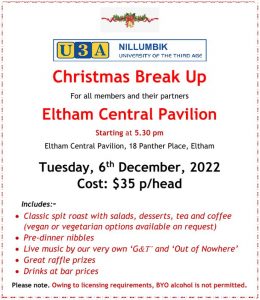 Our Christmas breakup @ Eltham Central Pavilion | Eltham | Victoria | Australia